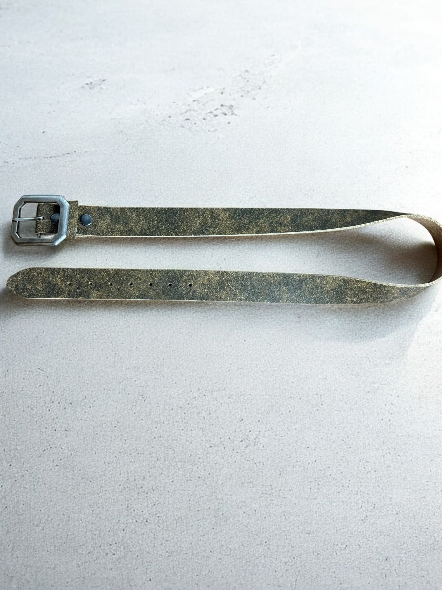 vintage leather belt | handmade