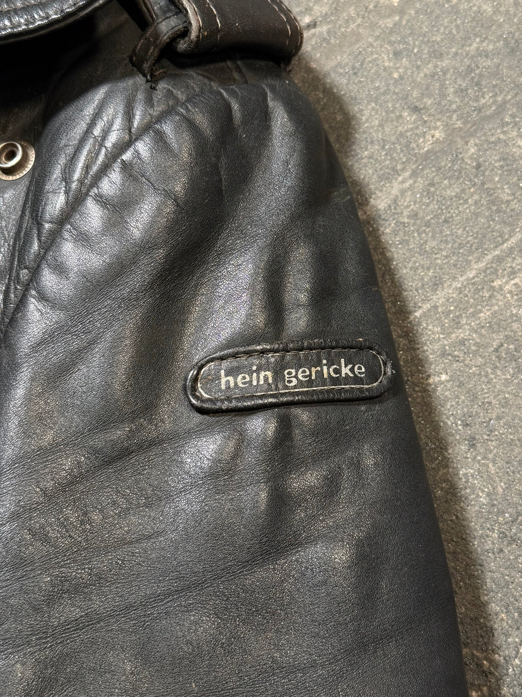 Vintage Hein Gericke Biker Lederjacke 80er | Vintage Hein Gericke Biker Leather Jacket 80's | M