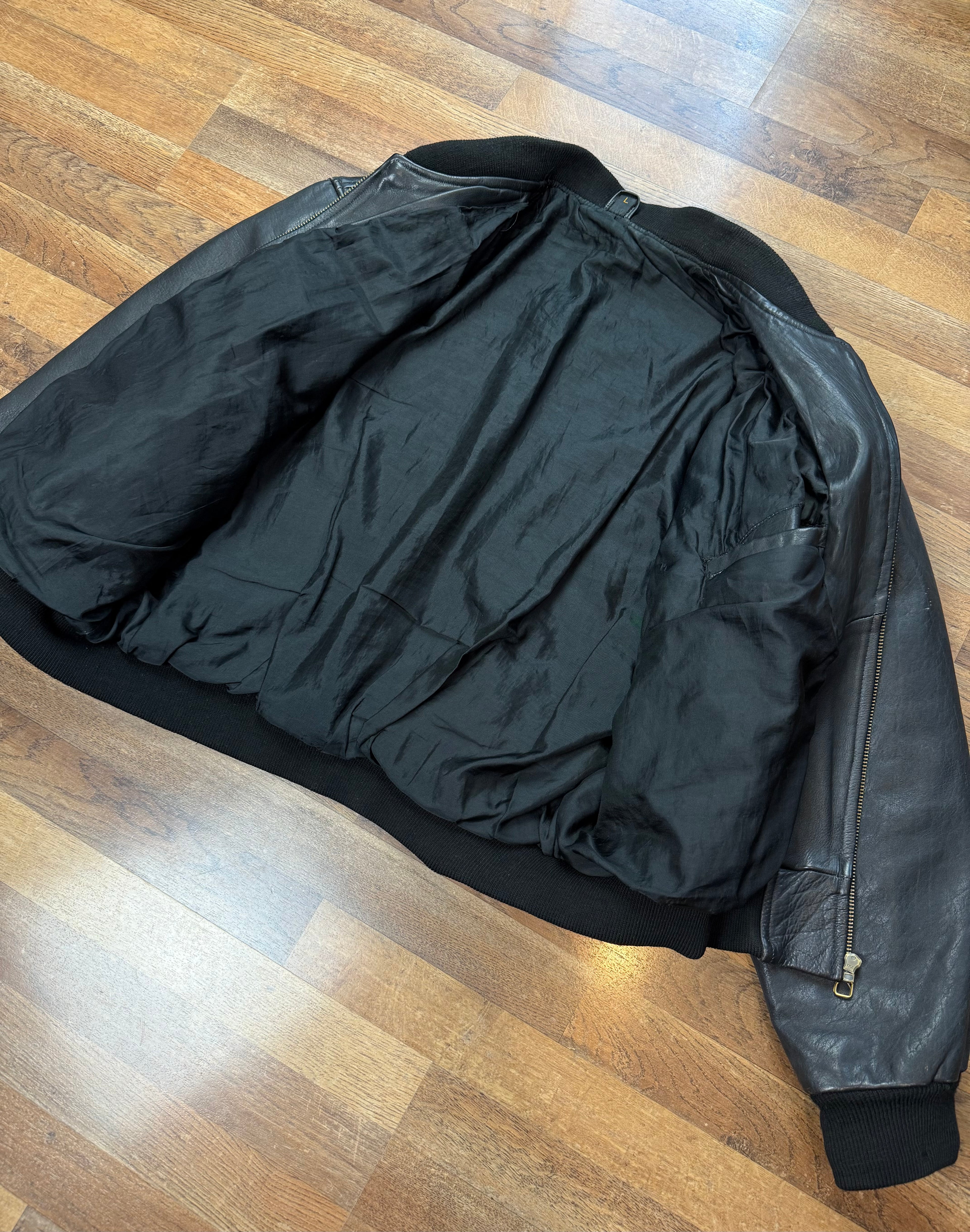 Vintage Lederjacke / Bomberjacke 
80's / 90's | L