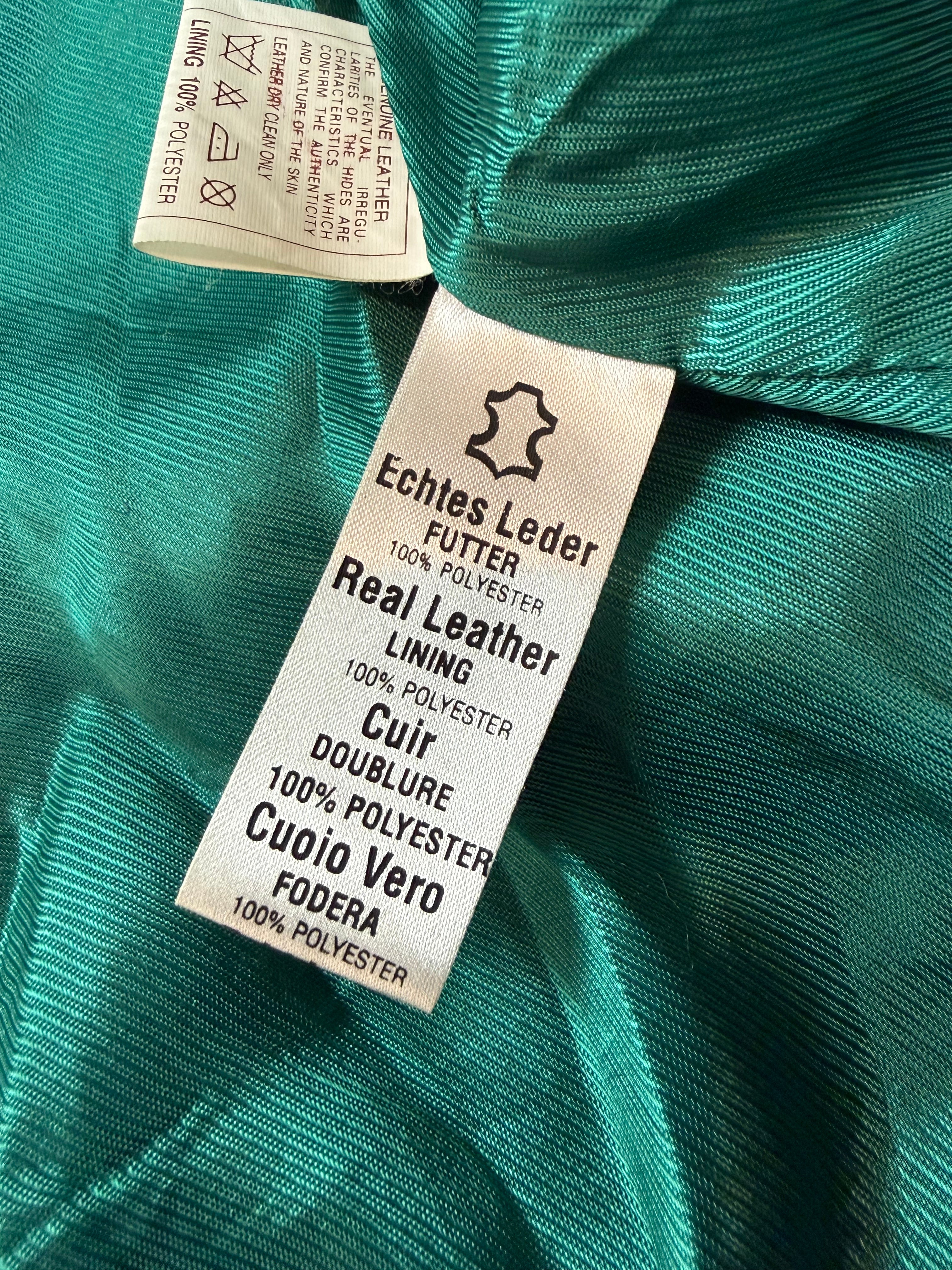 Vintage Leather Jacket Aviator cropped fit / Leather Jacket / 80's/ 90's | M