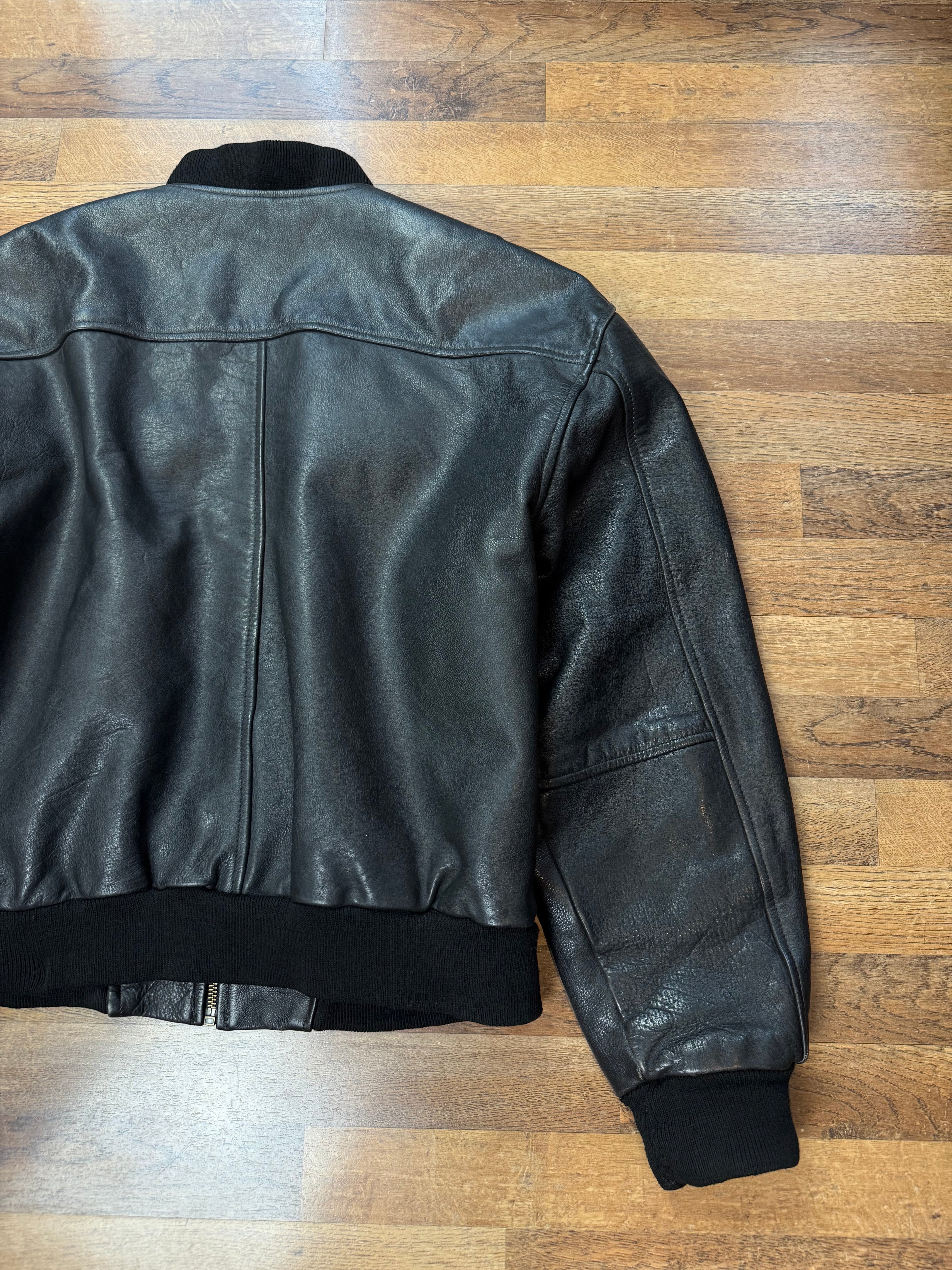 Vintage Lederjacke / Bomberjacke 
80's / 90's | L