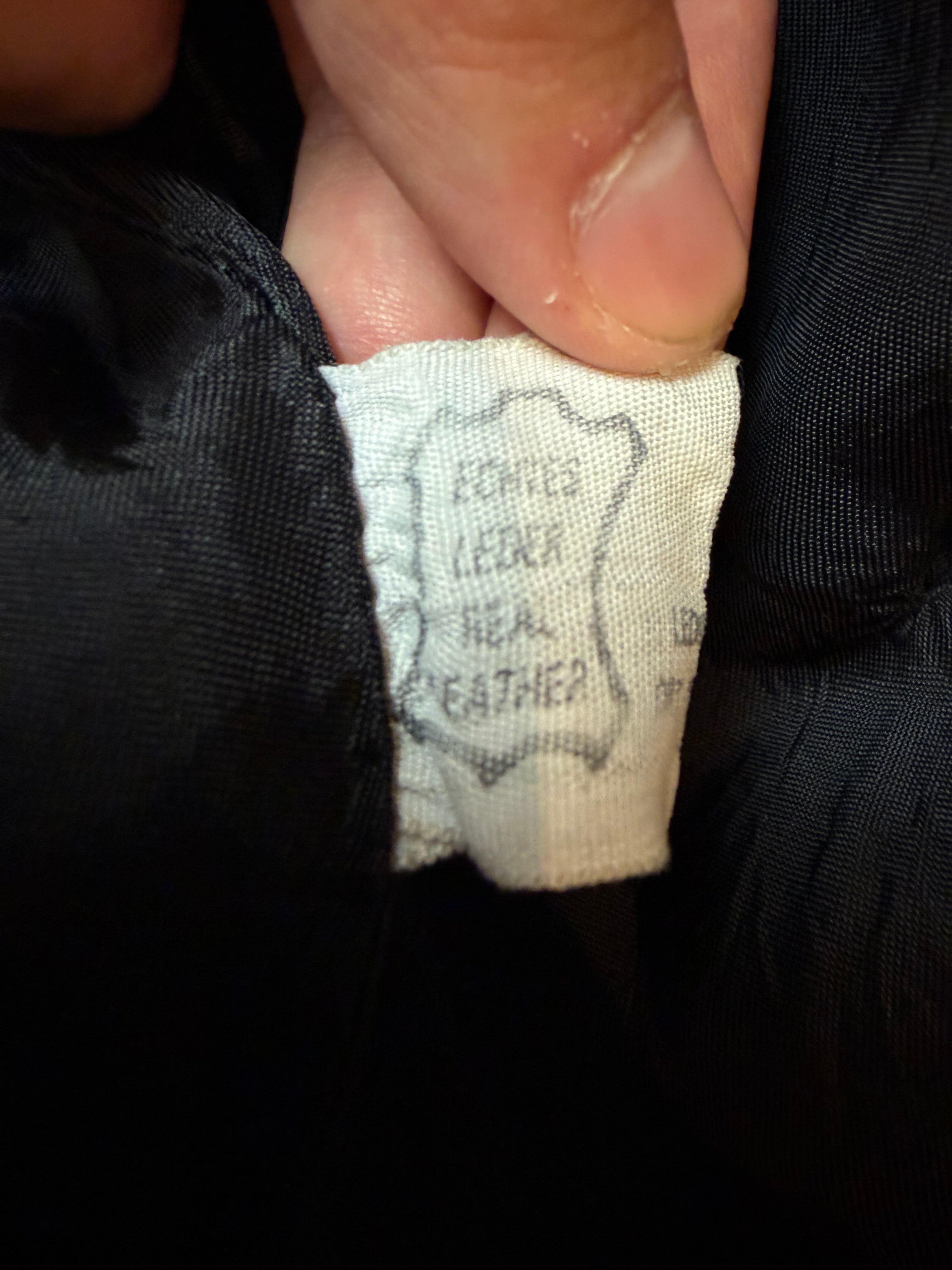 Vintage Leather Jacket Aviator / Bomberjacke cropped fit / 80's / 90's | M