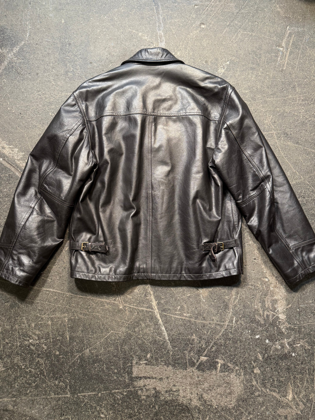 Vintage Lederjacke 90er | Vintage Leather Jacket 90's | M