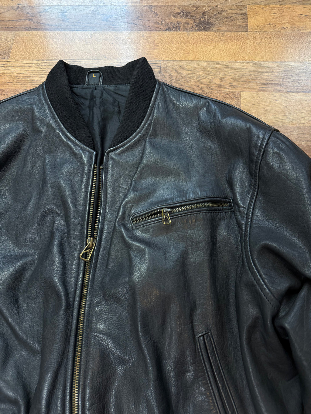 Vintage Lederjacke / Bomberjacke 
80's / 90's | L