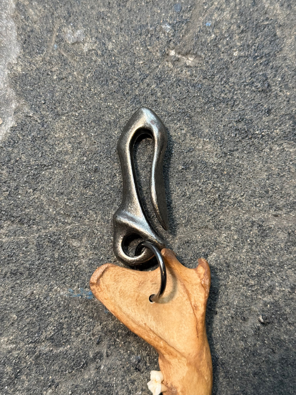 handmade fox jaw pendant | fuchs gebiss anhänger