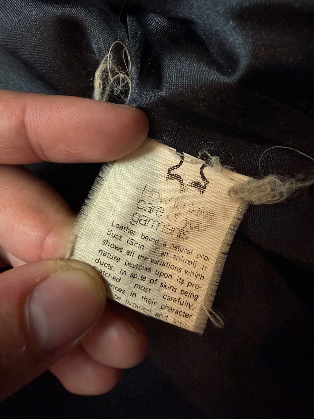 Vintage Biker Leather Jacket / used look / archive / 70's/80's | M