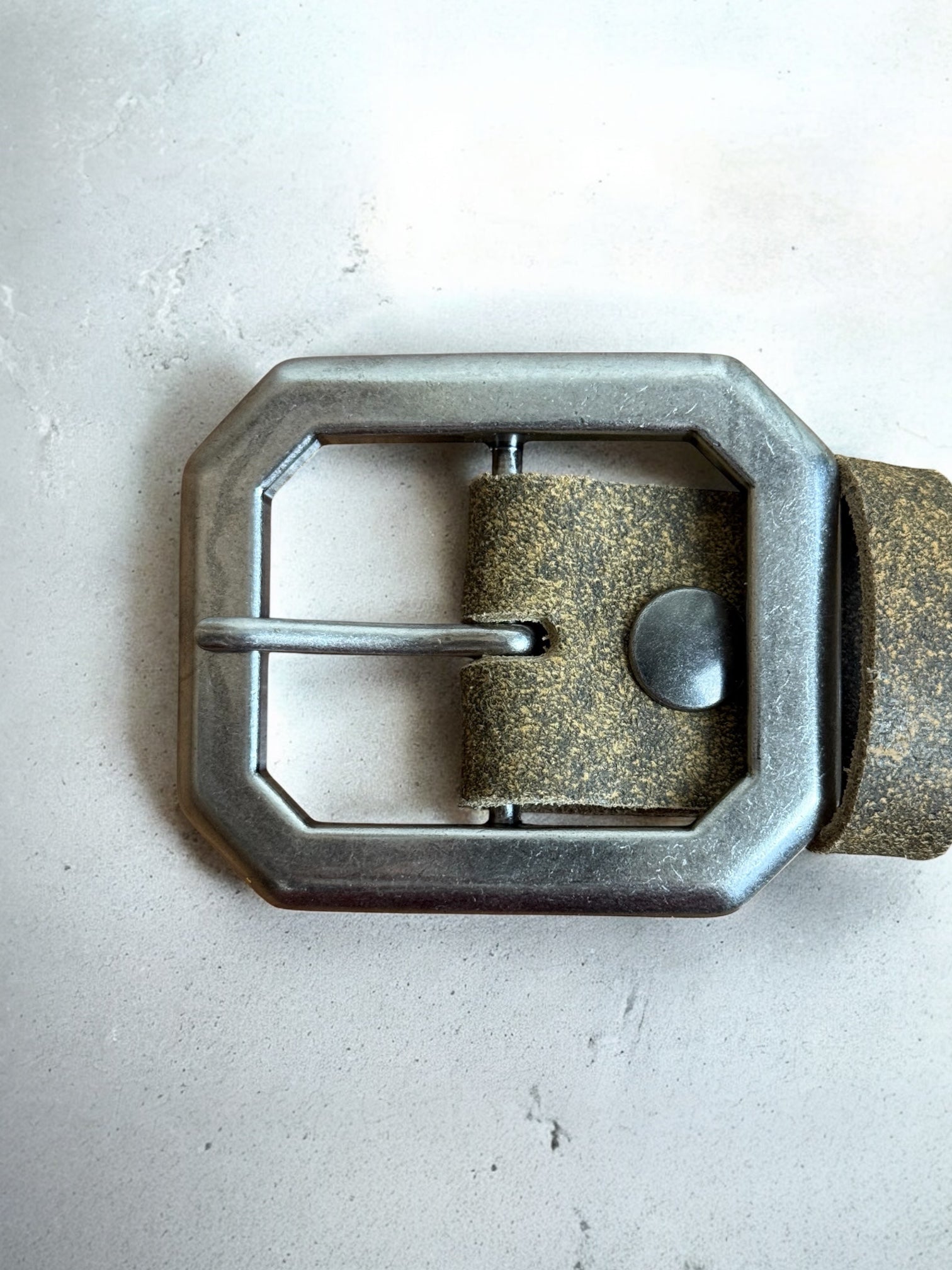 vintage leather belt | handmade
