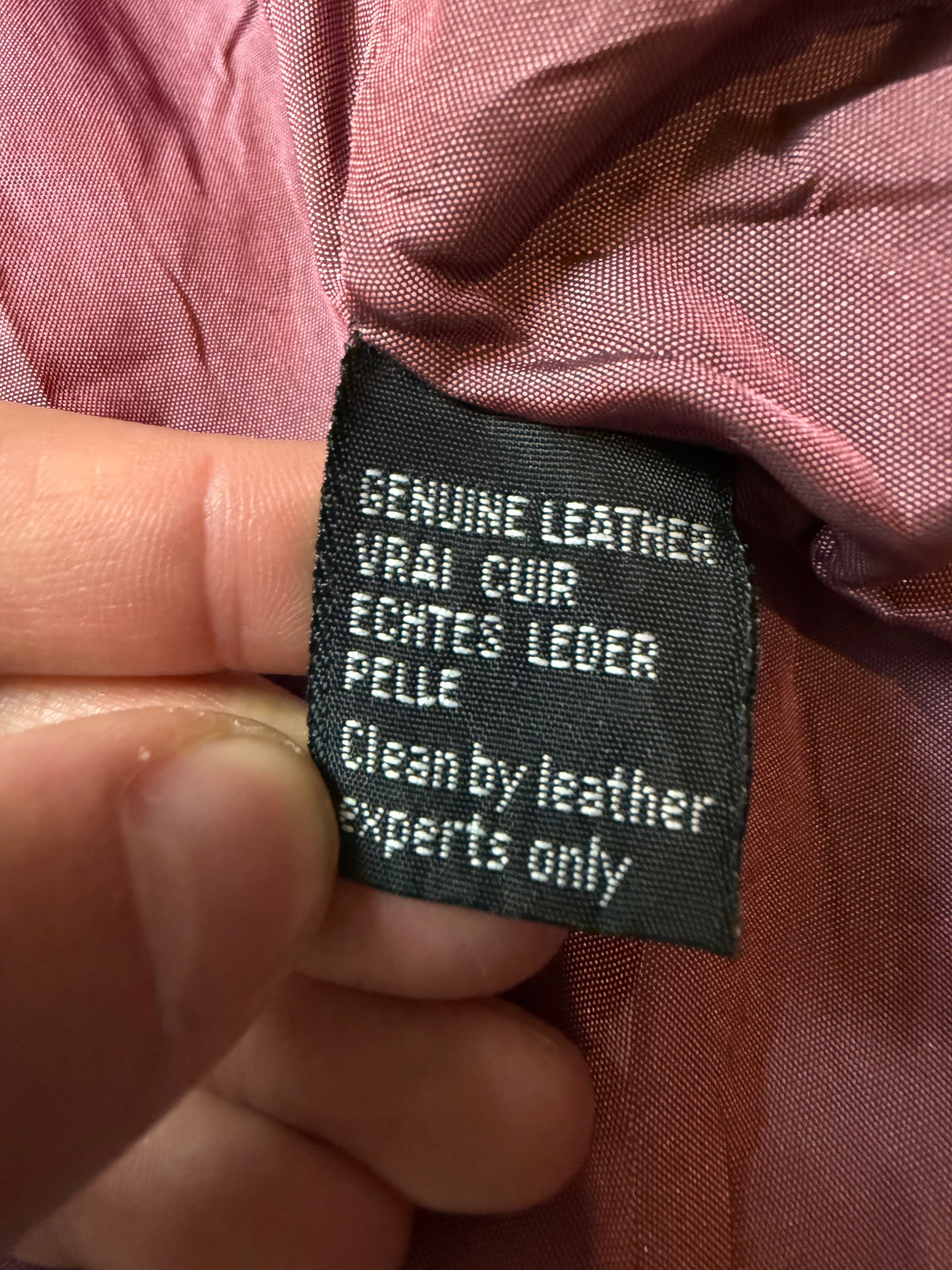 Vintage Leather Jacket Aviator / cropped fit
Bomberjacke / Leather Jacket / 80's / 90's | XL