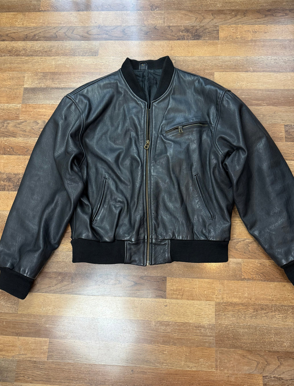 Vintage Lederjacke / Bomberjacke 
80's / 90's | L