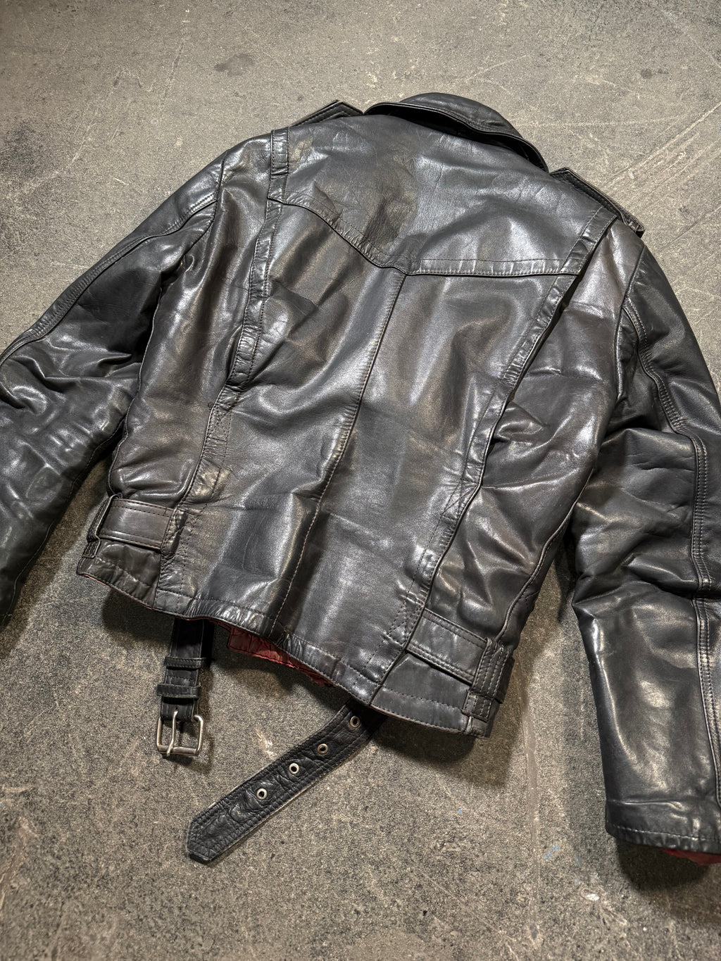 Vintage Hein Gericke Biker Lederjacke 80er | Vintage Hein Gericke Biker Leather Jacket 80's | M