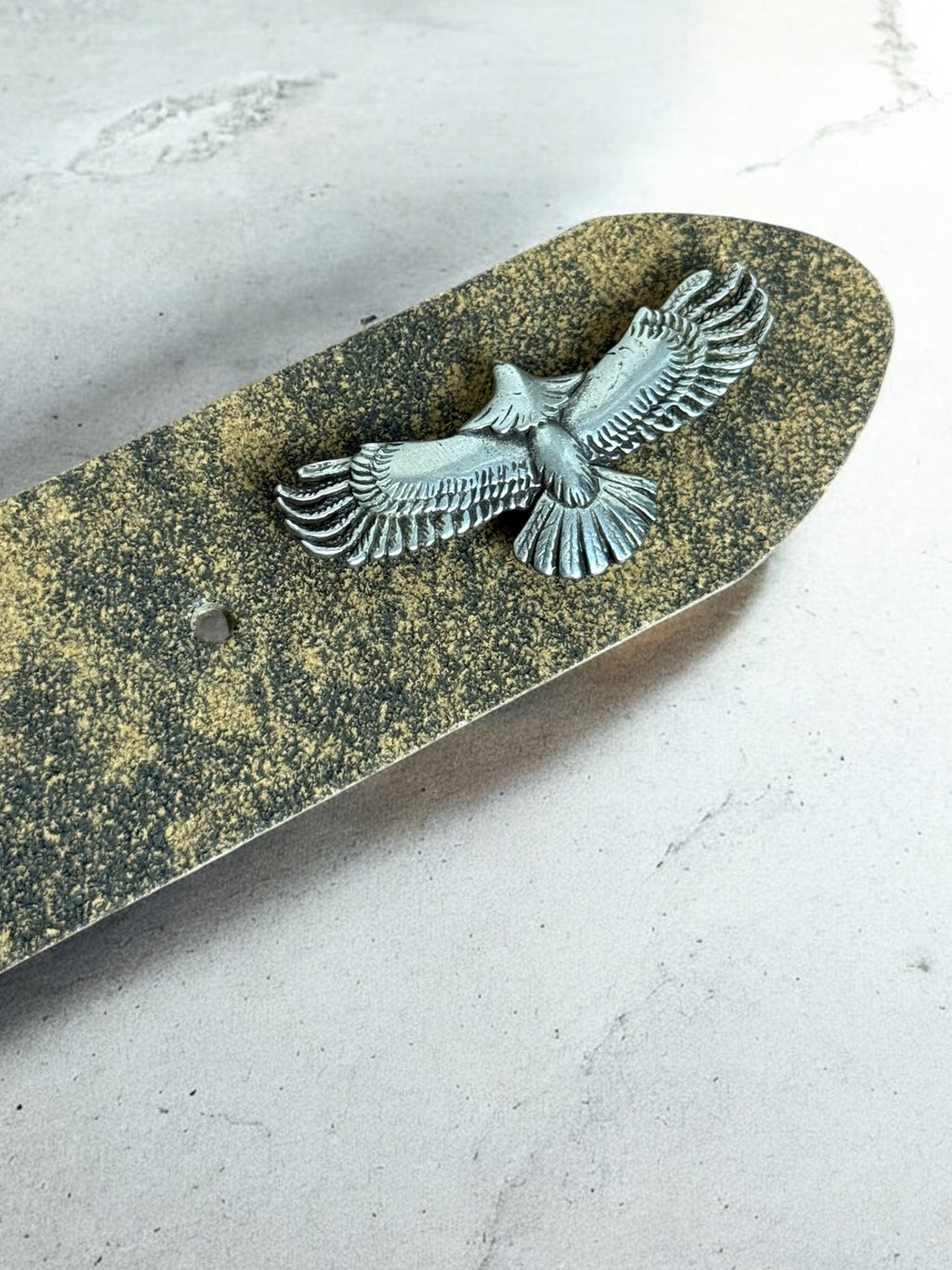 eagle concho leather belt | handmade | vintage look