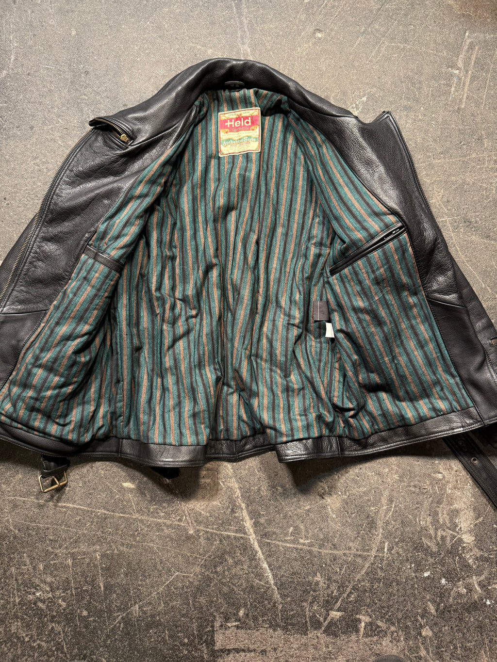 Vintage Held Lederjacke 90er | Vintage Leather Jacket 90's | M