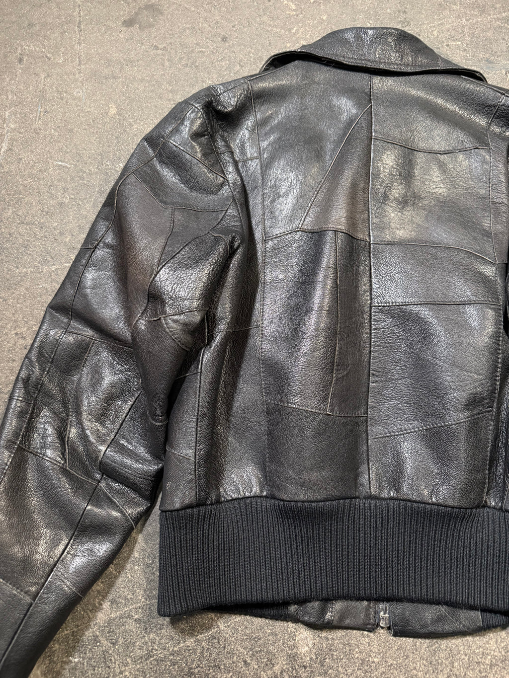 Vintage Lederjacke 70er | Vintage Leather Jacket 70's | M
