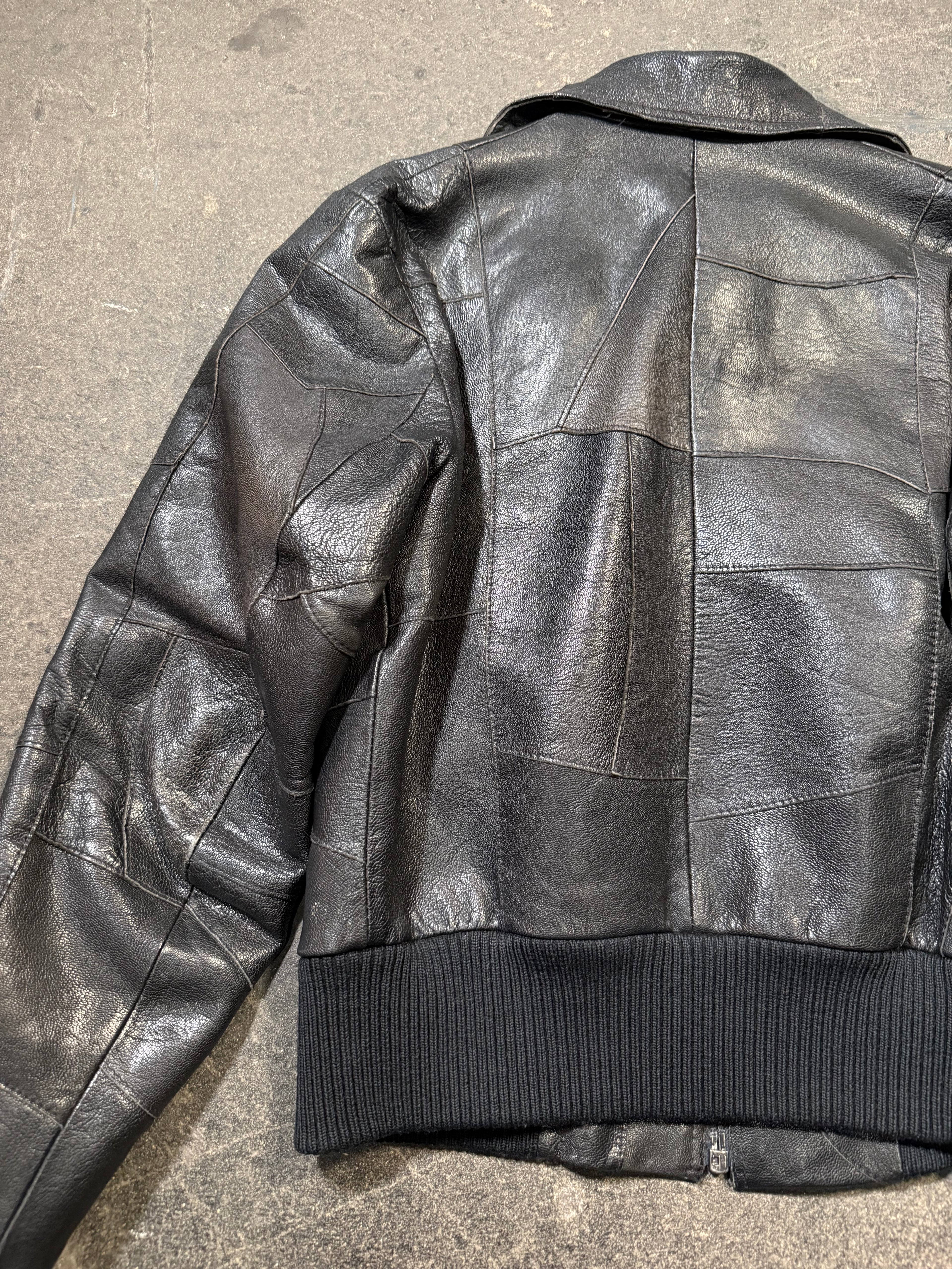 Vintage Lederjacke 70er | Vintage Leather Jacket 70's | M